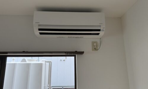 宇多津町のマンションエアコン取付